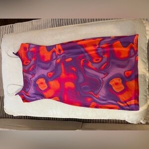 I saw it first abstract 90s dress 00